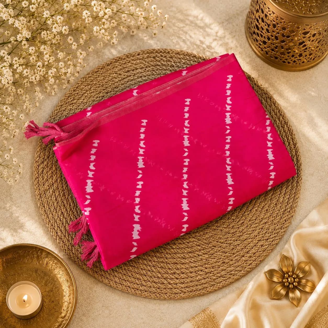 Linen Cotton(red)