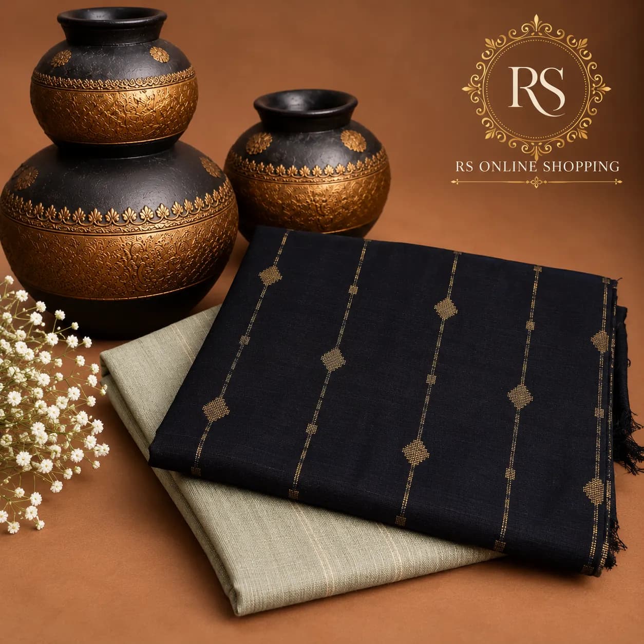Salwar 2Pc Set Unstiched Faberic (Black Colour)