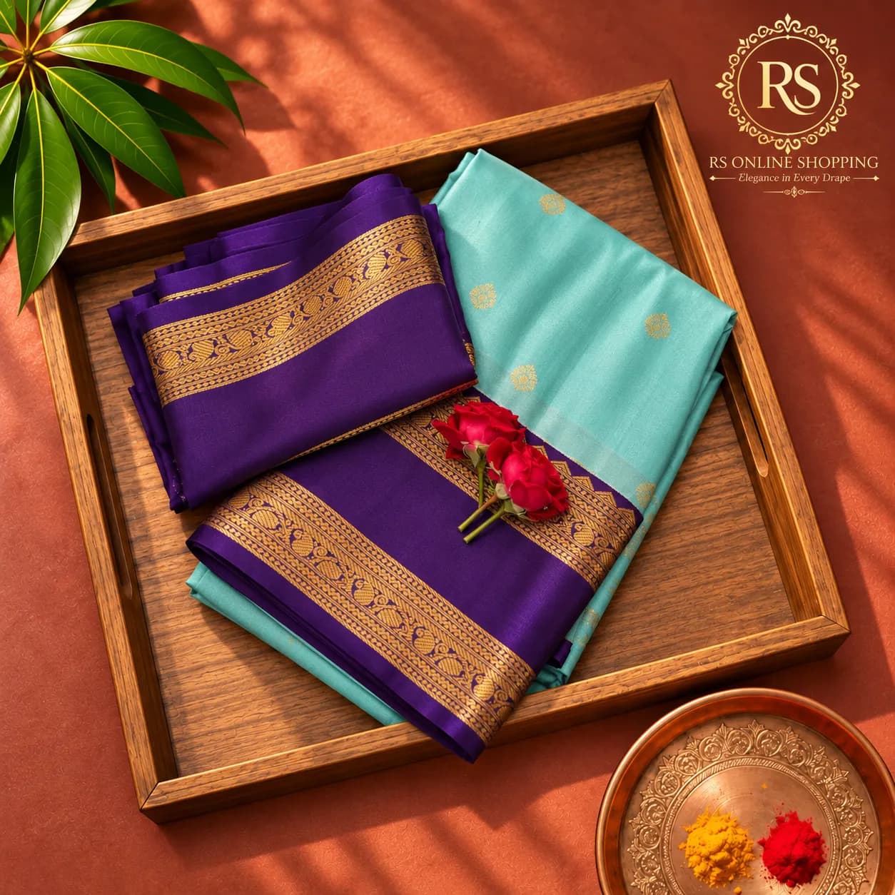 Kanchi Soft Silk Rettapet Border(Pastel Green)